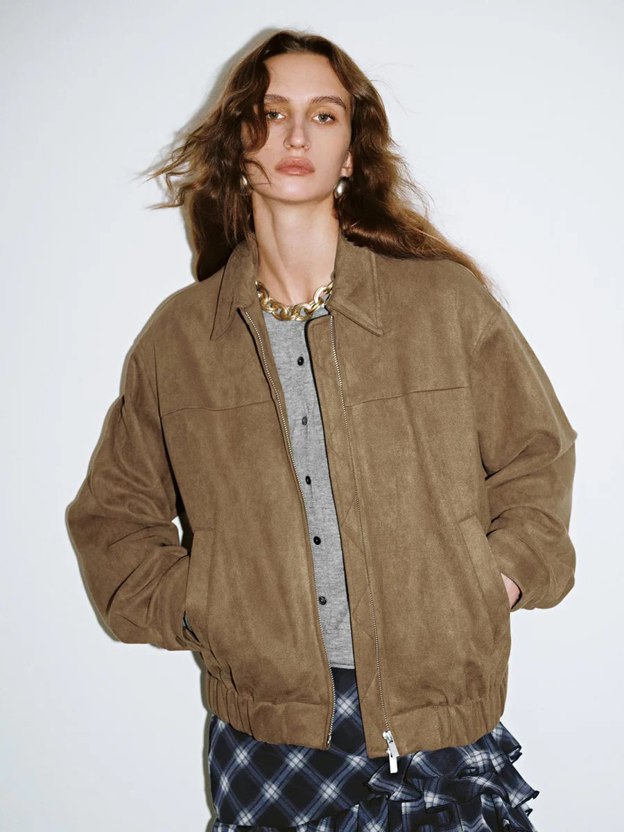 Zip Up Front Jackets | Urban Revivo