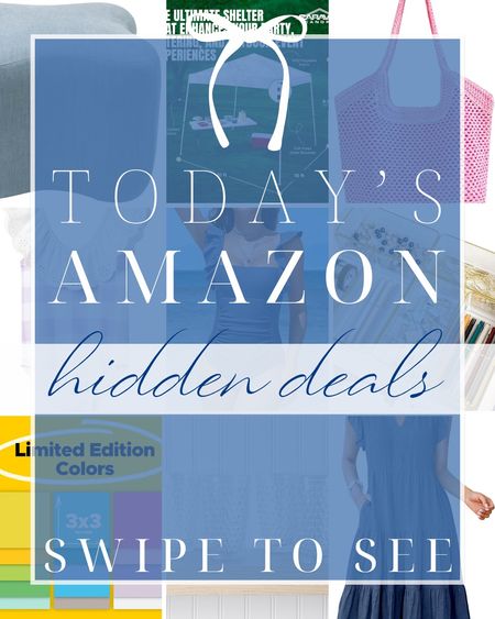 today’s hidden deals on Amazon! get them while they last!

Beach tent, swimwear, sticky notes, office drawer organization, kids clothes, cups, bags. Totes, women’s dresses

#LTKFamily #LTKStyleTip #LTKSaleAlert