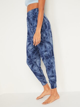 High-Waisted Sunday Sleep Ultra-Soft Jogger Pajama Pants for Women | Old Navy (US)