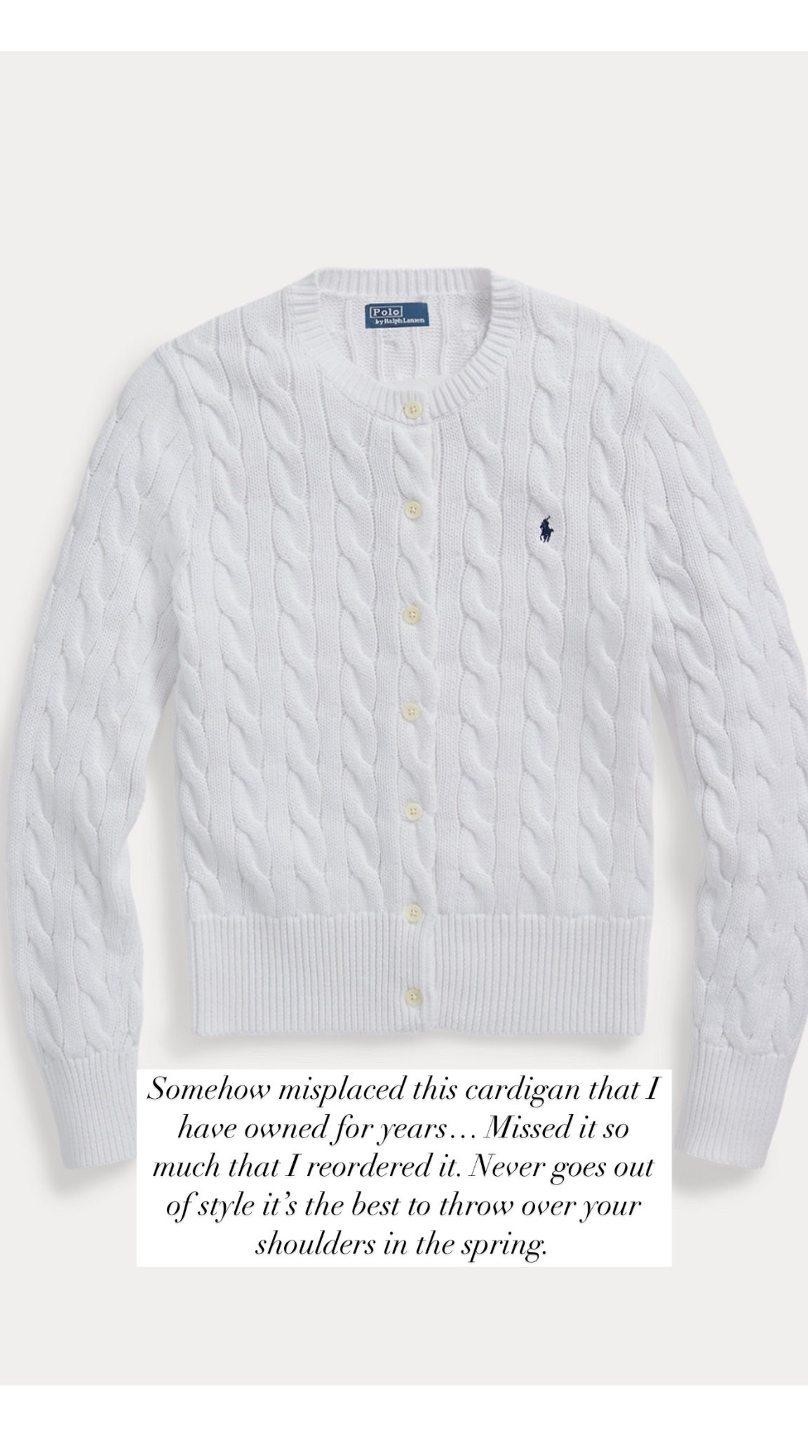 Best springtime cardigan that goes with everything!! I size up!

#LTKStyleTip #LTKSeasonal