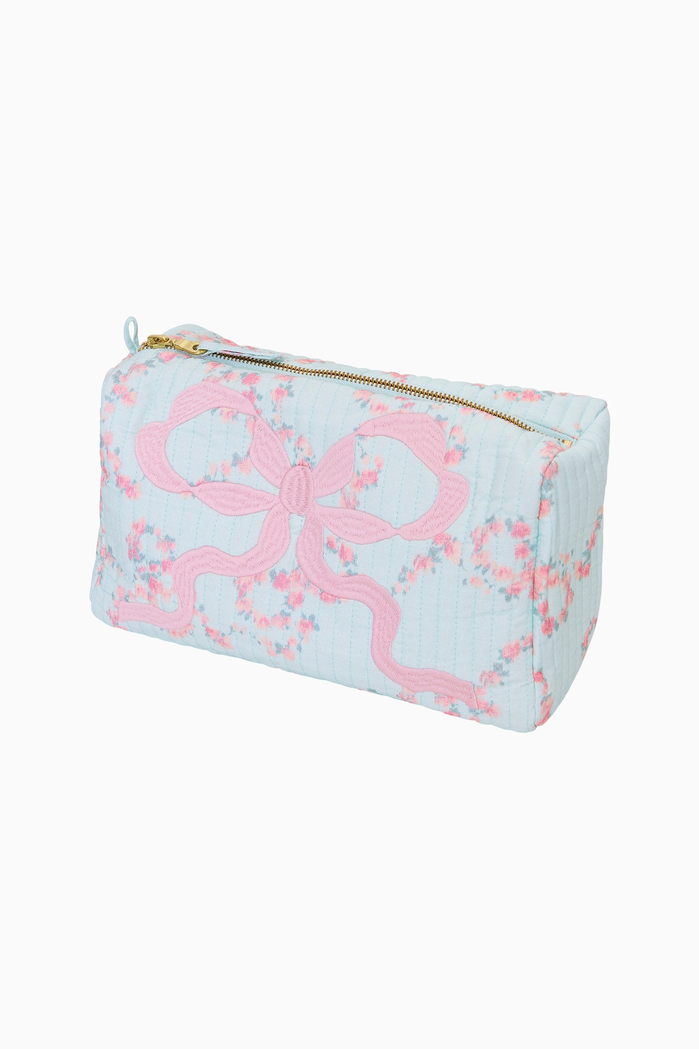 Octavia Luna Rosa Fleur Pouch - SPRUCE MINT / O/S | LoveShackFancy