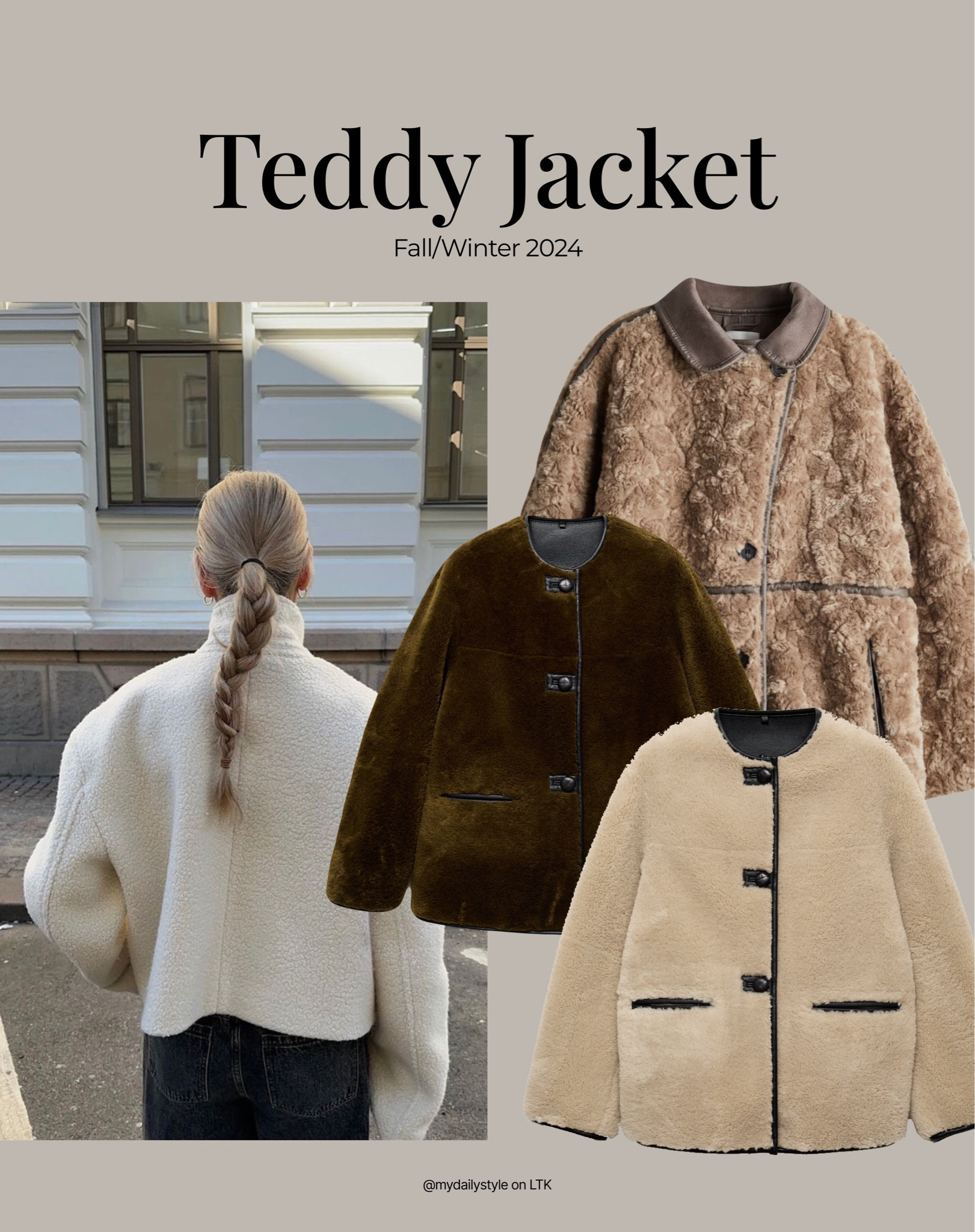 Teddy Jacket 🧸 Cute & cosy teddy jackets & coats can be stylish, too! I’ve selected the most gorgeous ones that you can find in stores recently & prepared outfit ideas with them (check them out in my profile) 🖤

Tags: teddy jacket, teddy coat, fluffy coat, fur-effect coat, chaqueta de borreguito, fall style, pre-fall, autumn style, fall outfit, autumn outfit, fall fashion, autumn fashion, easy styling, simple everyday look, chic & basic outfit, Parisian look, casual outfit, capsule wardrobe, office look, brunch style, high street.


#LTKstyletip #LTKautumn #LTKeurope