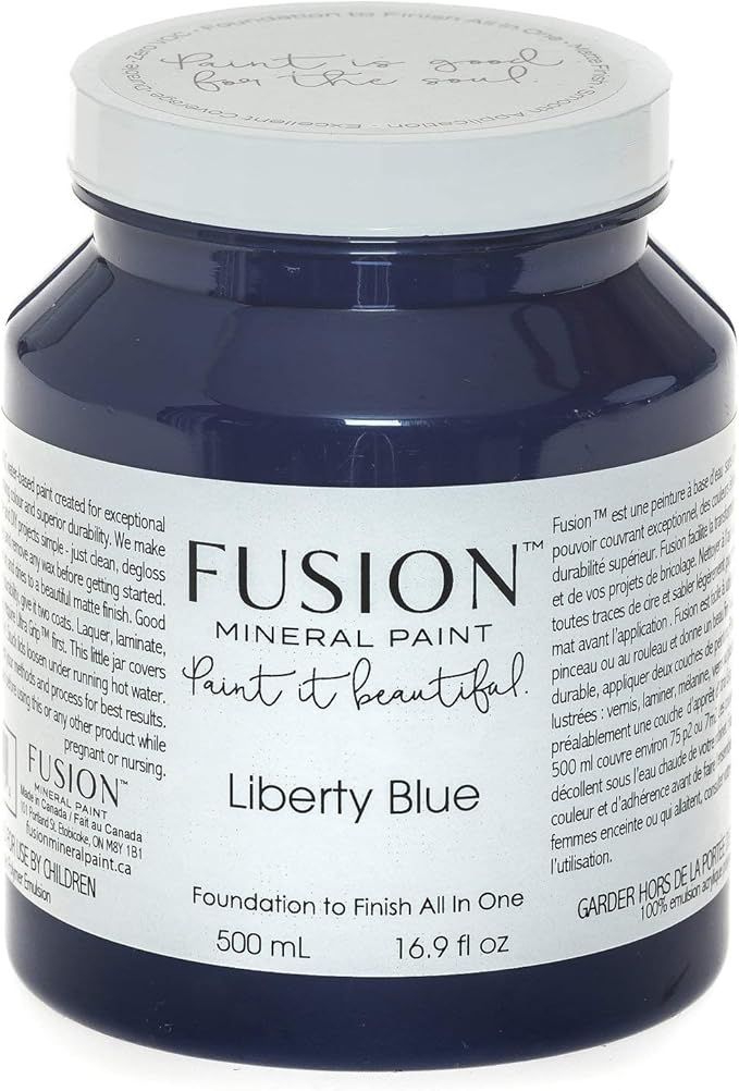 Fusion Mineral Paint 500 ml Liberty Blue | Amazon (US)