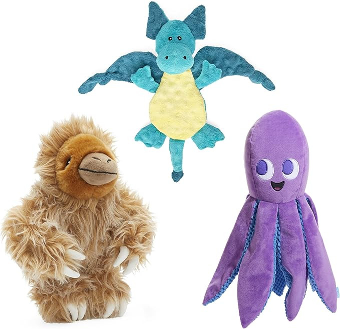 Barkbox Best of BarkBox Bundle – Squeaky Dog Toys – Plush Chew Toys – Puppy and Pet Toys fo... | Amazon (US)