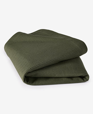 Waffle Cotton Blanket, King, Exclusively at Macy's | Macy's