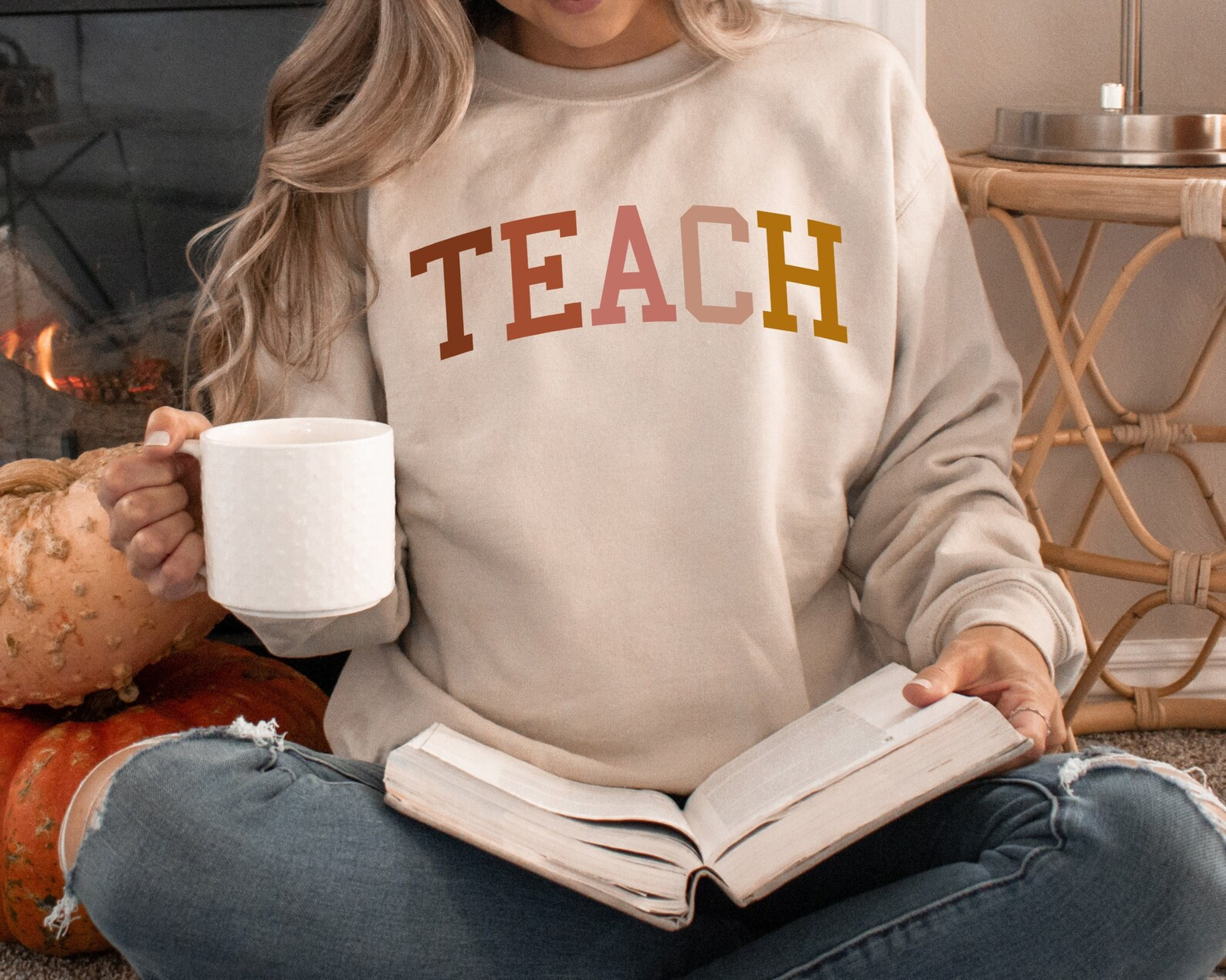 Teach Sweatshirt and Hoodie Teacher Sweatshirt Teacher - Etsy | Etsy (US)