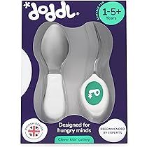 Toddler Spoon and Fork by Doddl, BPA Free, Self Feeding Utensils for Kids. 2-Piece Set, No Stress or | Amazon (US)