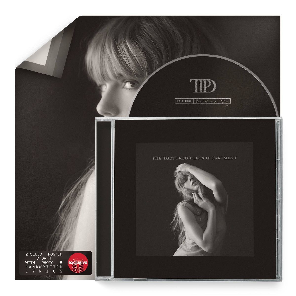 Taylor Swift - The Tortured Poets Department + Bonus Track “The Black Dog” (Target Exclusive,... | Target