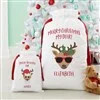 Build Your Own Personalized Christmas Drawstring Santa Sack - Small | Personalization Mall