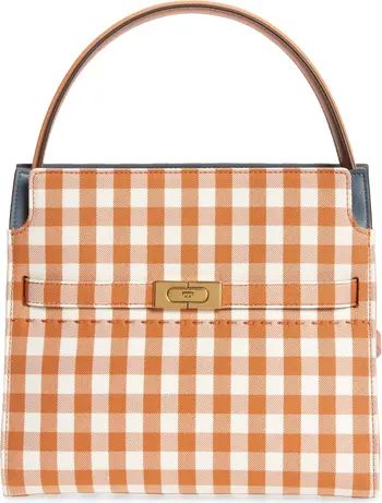 Small Lee Radziwill Gingham Double Bag Satchel | Nordstrom