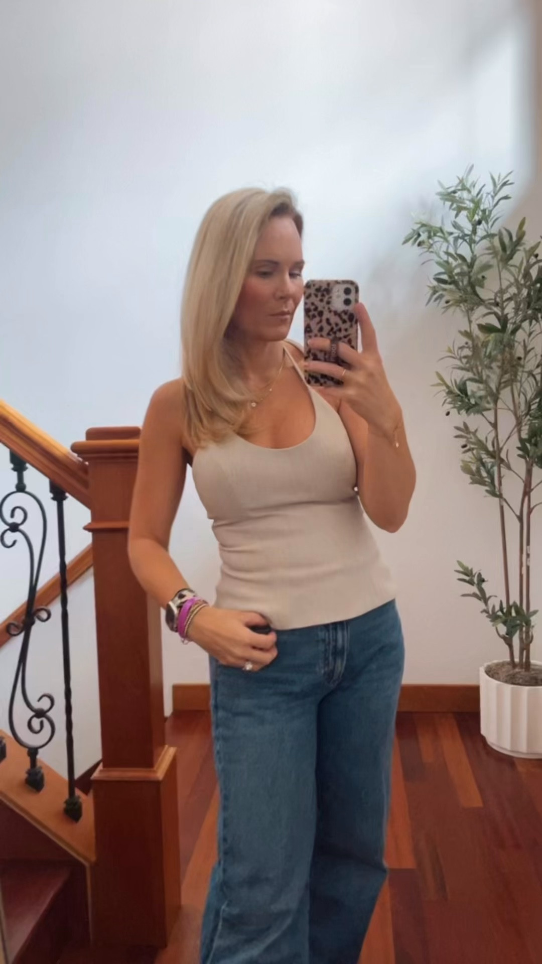 I loved how cute this is absolutely stunning peace from Aritzia paired with a pair of Aritzia jeans. This top is the halter top, but it does have a zipper in the back, which makes it really easy to put on and then ties at the top. Just really cute comfy and looks fantastic with everything. 

#LTKSaleAlert #LTKMidsize #LTKOver40