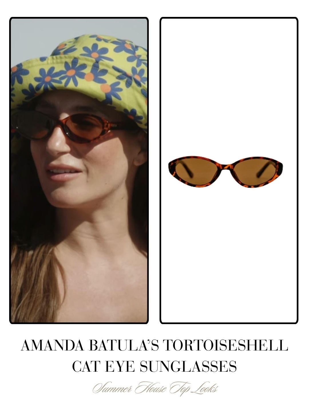 Amanda Batula’s Tortoiseshell Cat Eye Sunglasses