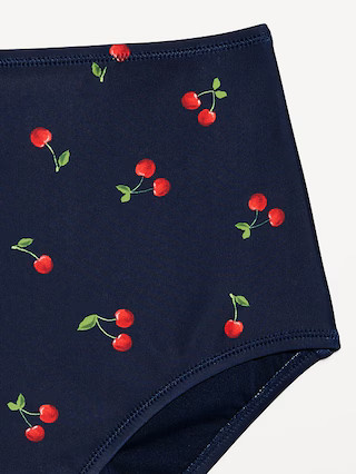 Matte High-Waisted Bikini Swim Bottoms | Old Navy (US)