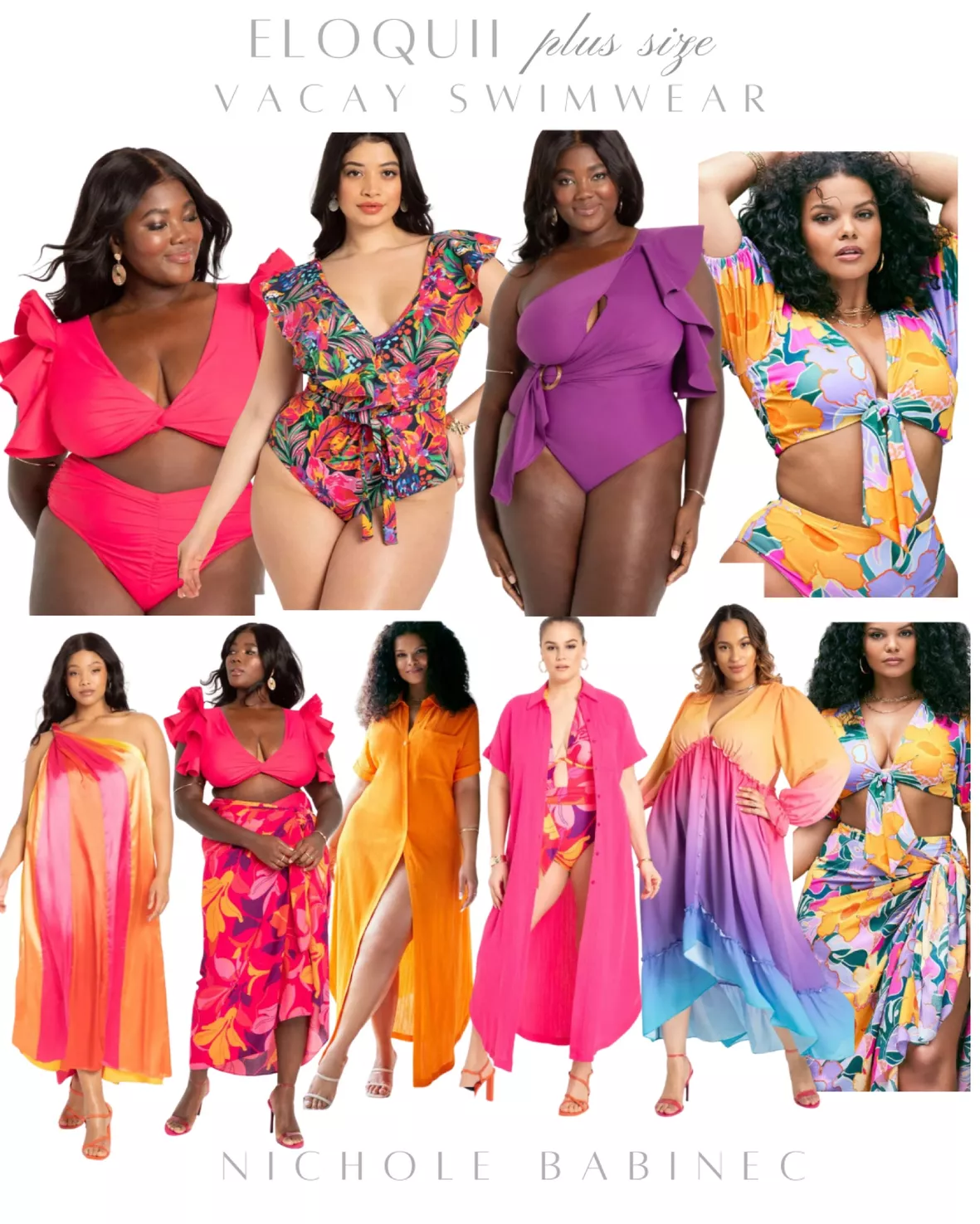 Plus Size Swimsuits, Swim Shorts, Swimdresses and Cover-ups