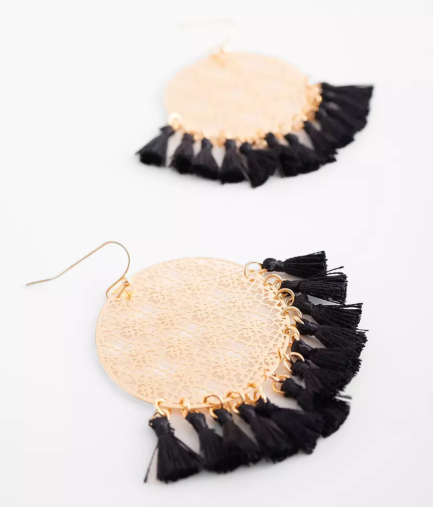 Filigree Tassel Earring | Buckle