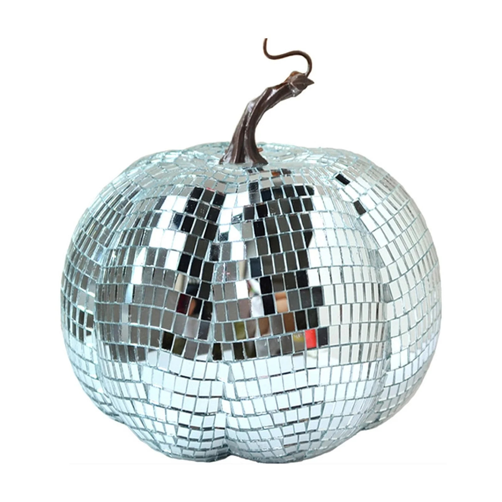 Pumpkin Disco Ball Fall Pumpkin Decor, Foam Glitter Pumpkins for Decorating Mini Artificial Craft... | Walmart (US)
