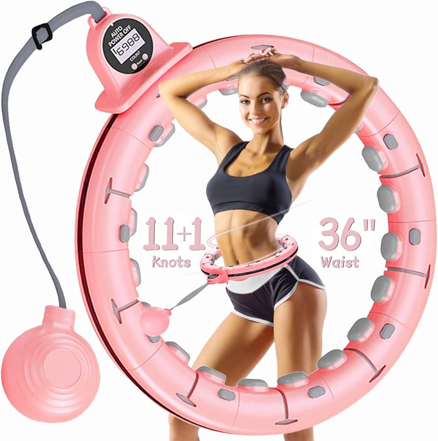 Leann L!fe 30/12 Knots, U1 Type Magnetic Lock Weighted Hula Hoop for Adults Weight Loss, Infinity... | Amazon (CA)