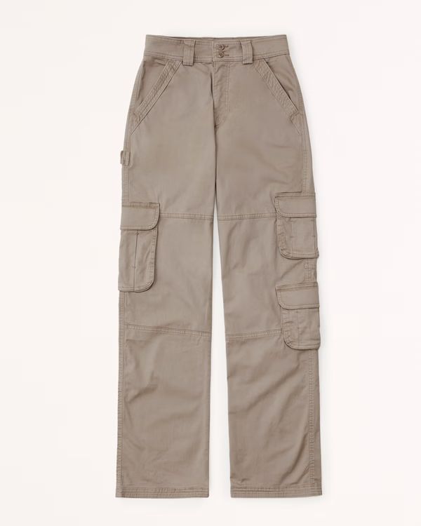 Women's Relaxed Cargo Pant | Women's Bottoms | Abercrombie.com | Abercrombie & Fitch (US)