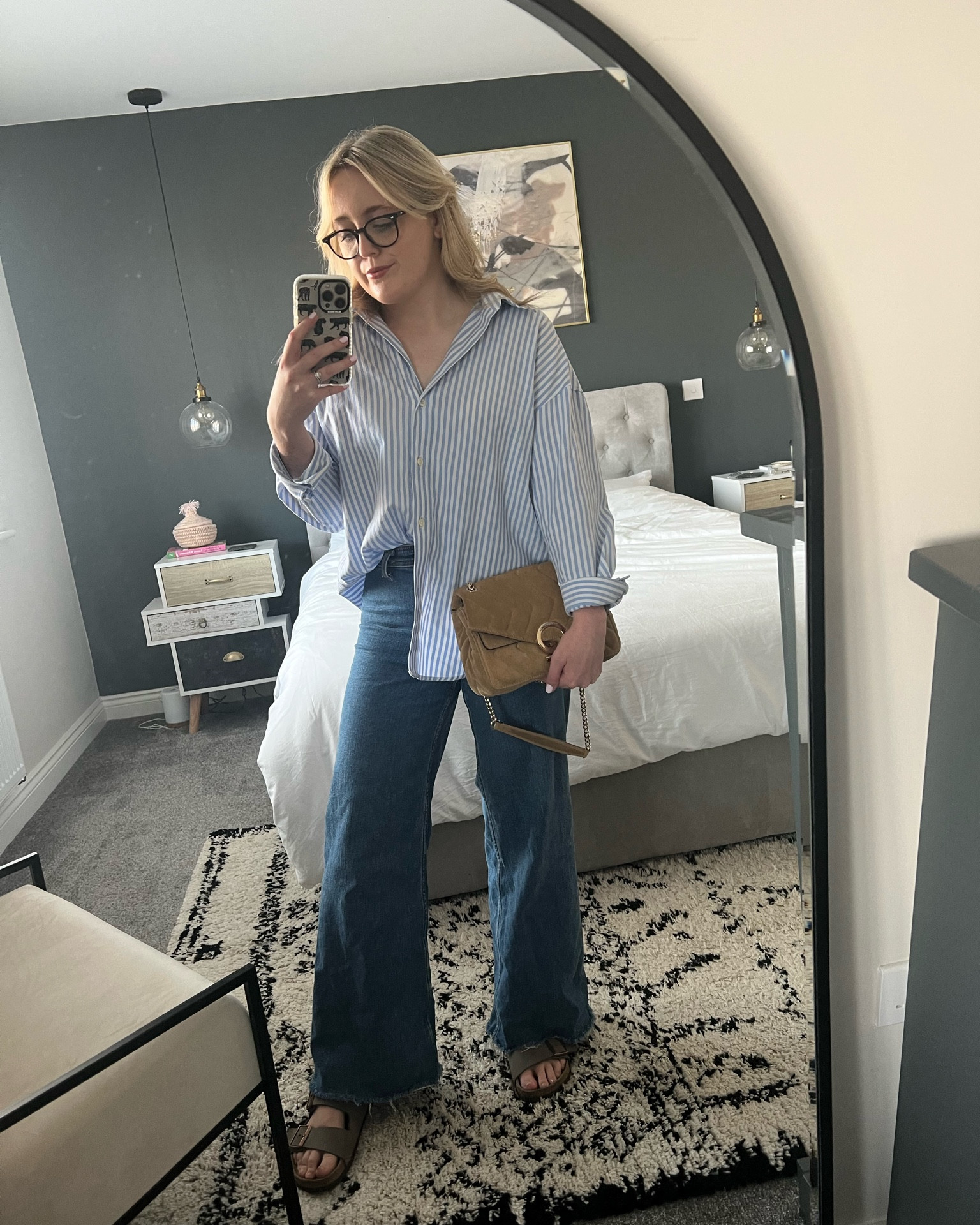 Daytime casual styling - I love stripes! 

#LTKitbag #LTKSeasonal #LTKstyletip