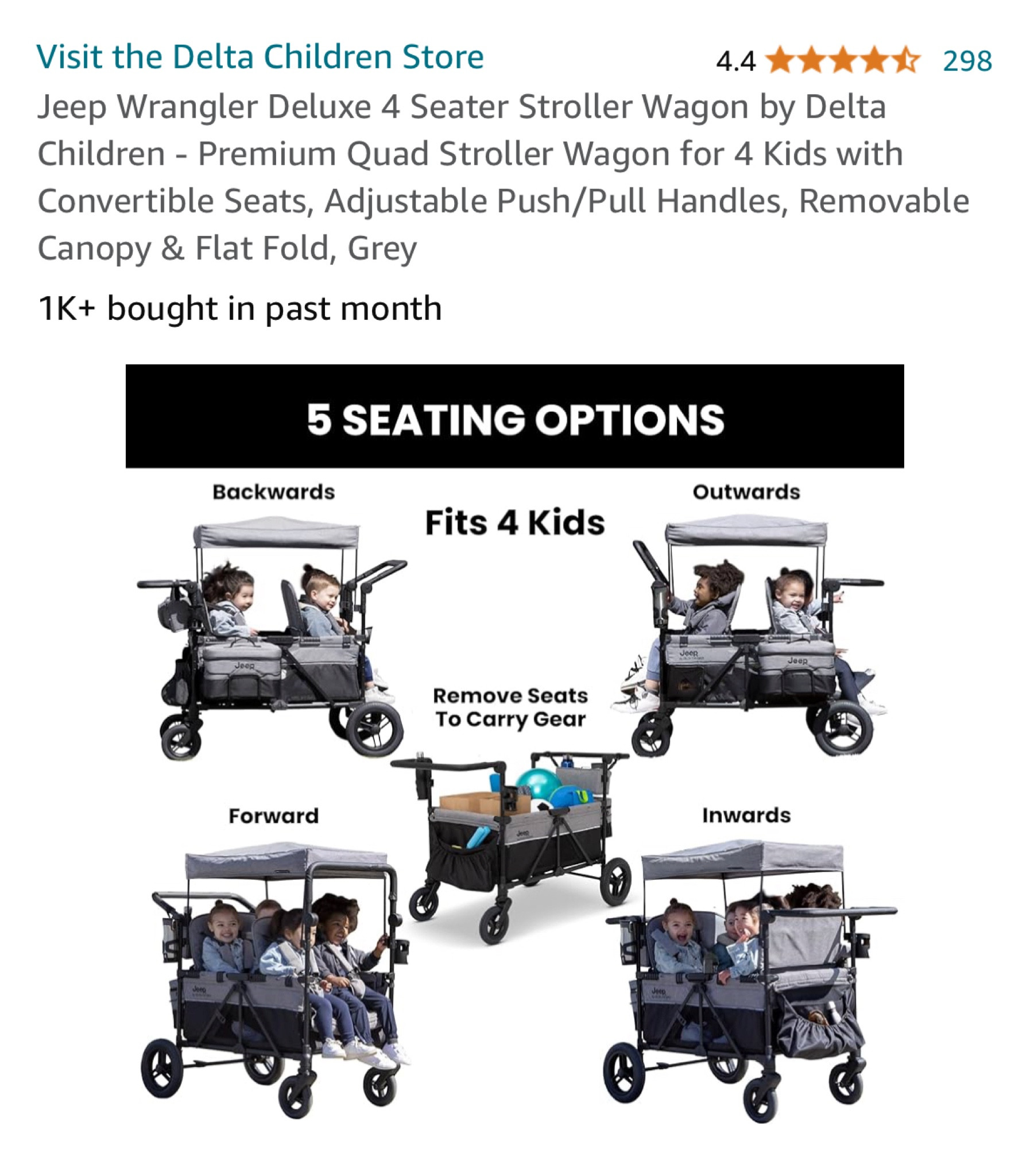 Upgrading our wagon!! We have the 2 seater jeep wagon and love it so can’t wait to get this one! And can’t beat 50% off!!!


#LTKKids #LTKFamily #LTKTravel