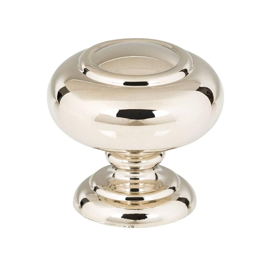 Atlas Homewares A610-PN 1-1/4 in. (32mm) Victoria Collection Knob, Polished Nickel | Amazon (US)