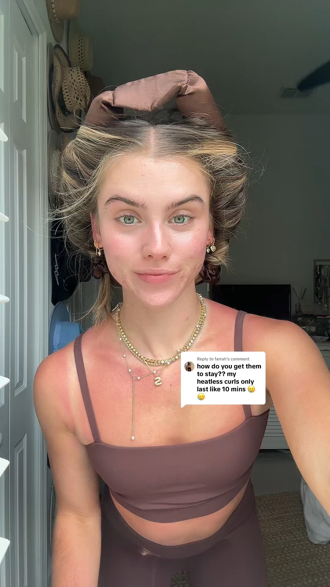 Kitsch Satin Heatless Curling Set - Heatless Hair Curlers to Sleep in - Heatless Curls Overnight - Heatless Curling Rod - No Heat Curls Overnight - Overnight Blowout Rods - Soft Hair Rollers. My greatest hair hack has got to be sleeping in a hair ribbon. This is what gives me my heatless hair curls. These curls are always bouncy, voluminous, shiny, and perfection that require absolutely zero heat, saving my hair on necessary, heat damage while still getting those desirable curls. I have lots of tutorials on how I put them in my hair saved my TikTok and Instagram @sloanevosen. TUTORIAL: https://www.tiktok.com/t/ZP8Y6b72q/ #hair #heatlesscurls #heatlesshair #heatlesswaves #hairstyles #hairhack #hairhealth #heatlesshairstyles #hairroutine #hairribbon #heatlesshaircurler 

#LTKFindsUnder50 #LTKBeauty #LTKgrwm