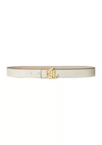 Logo Reversible Pebbled Leather Belt | Belk