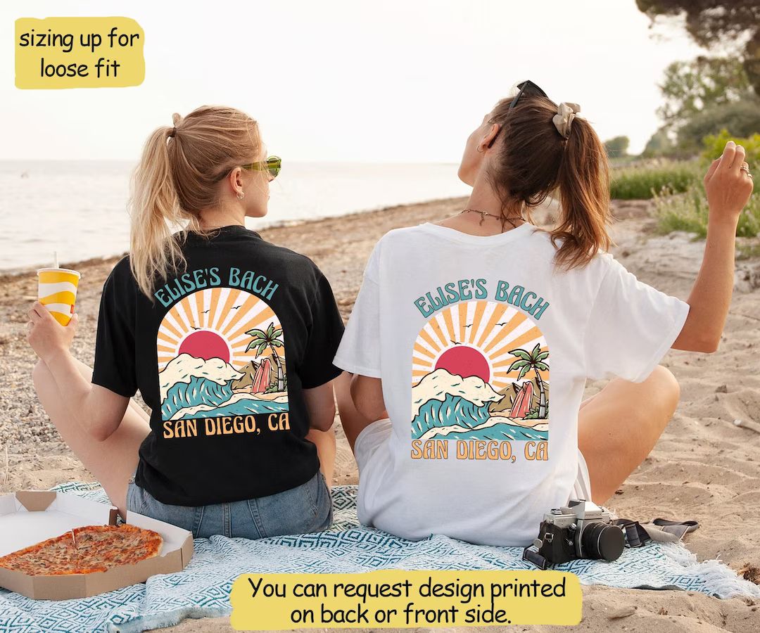 Beach Bachelorette Shirts, Bachelorette Party Shirts, Retro Bride Shirt, Bach Tour Shirt, Nautica... | Etsy (US)