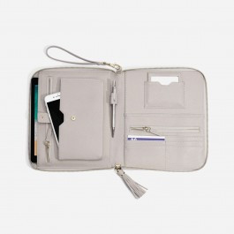 Taupe Clutch Bag | Stackers