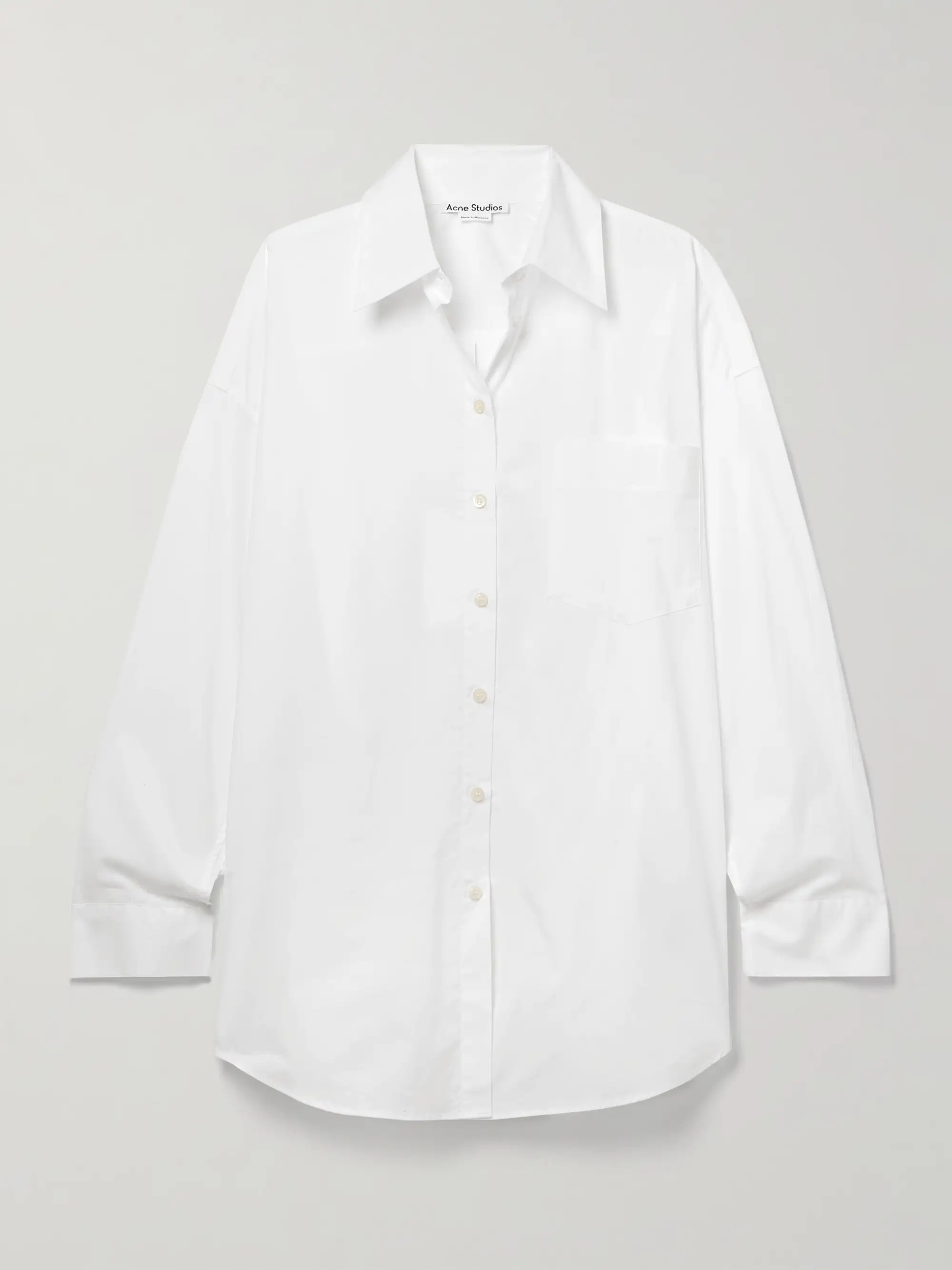 Cotton-blend poplin shirt | NET-A-PORTER APAC