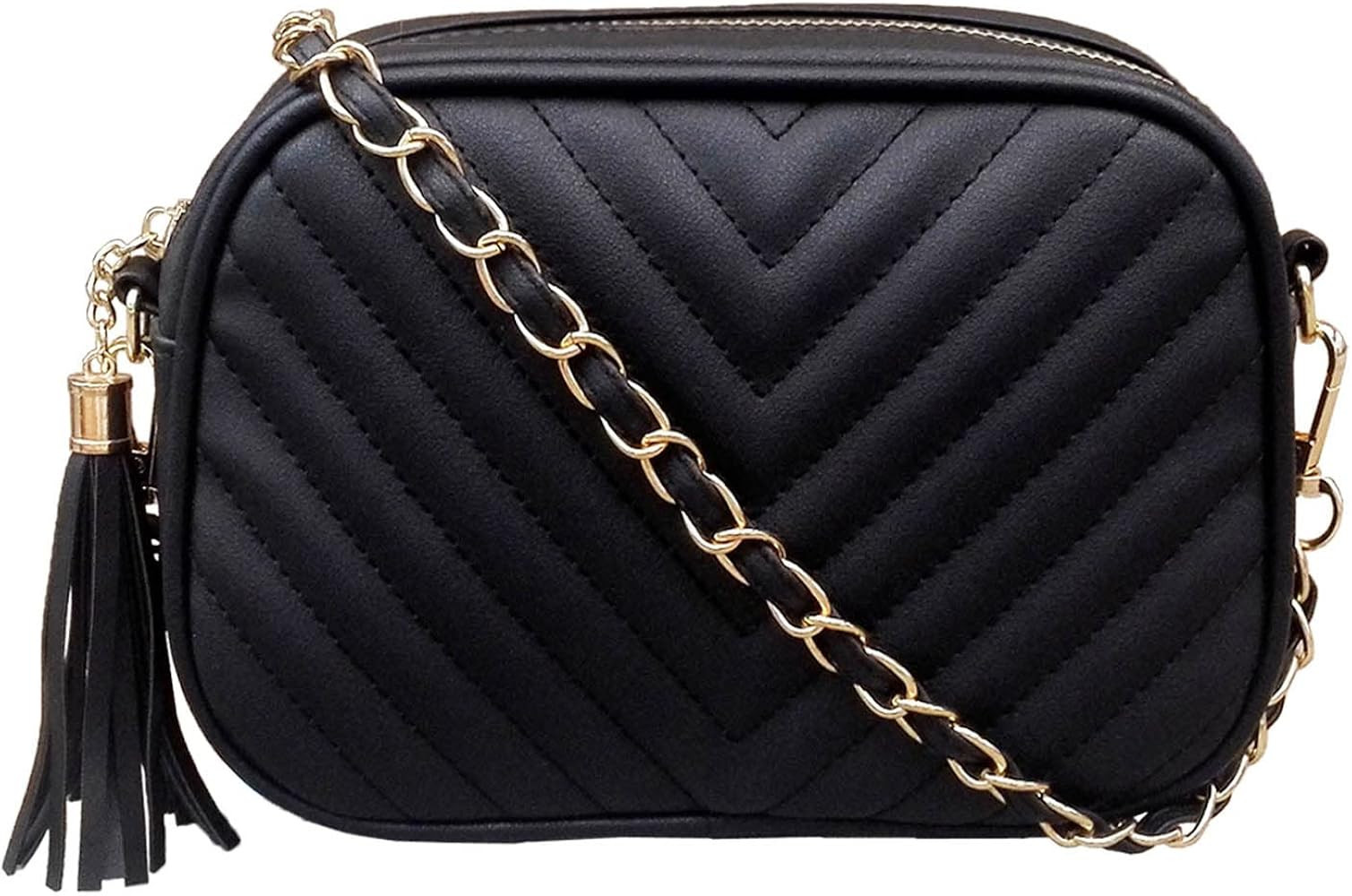 Small Crossbody Purses for Women Quilted Crossbody Shoulder Handbags Trendy Clutch Purse Camera B... | Amazon (US)