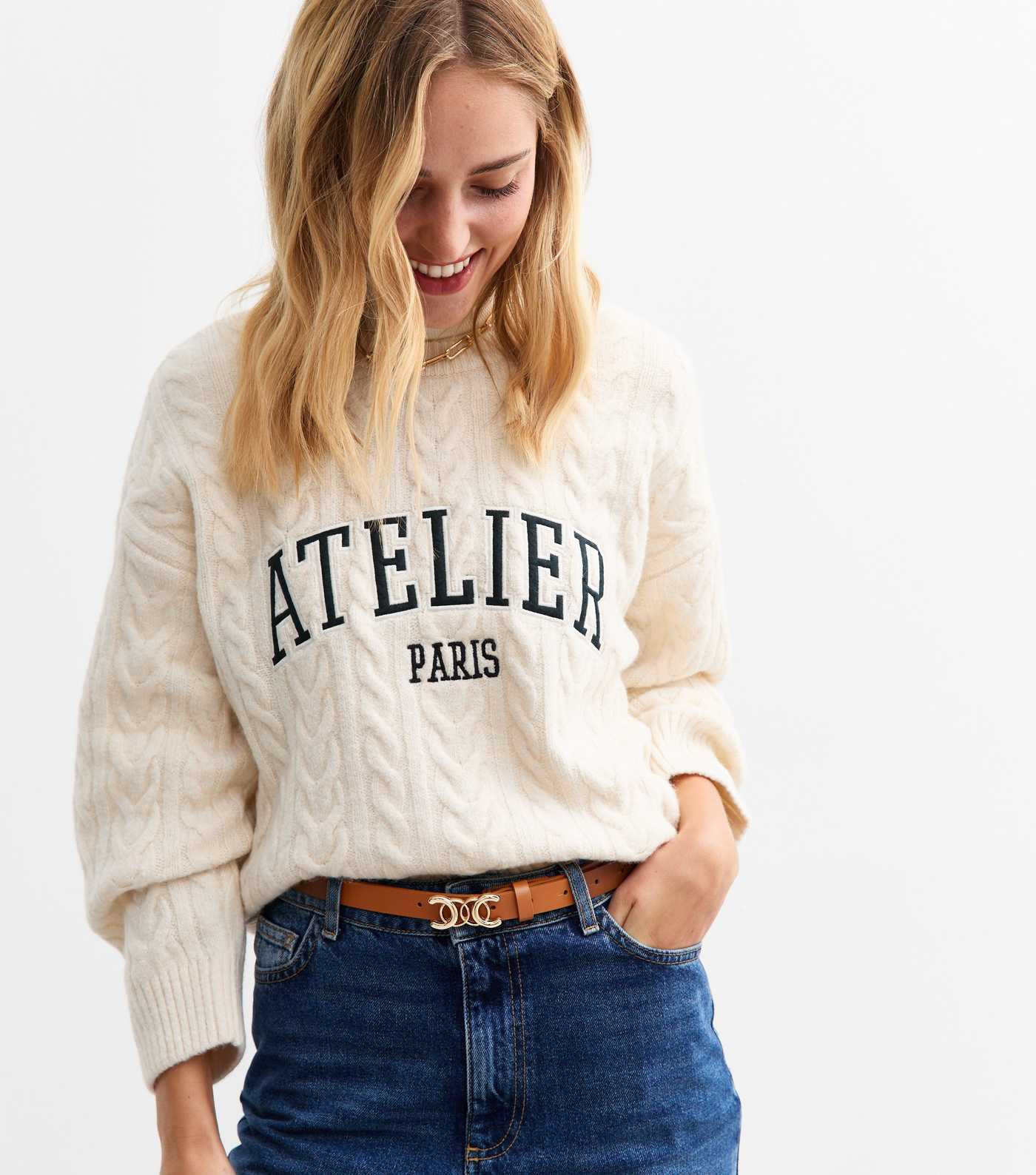 Tan Leather-Look Curved Buckle Skinny Belt
						
						Add to Saved Items
						Remove from Save... | New Look (UK)