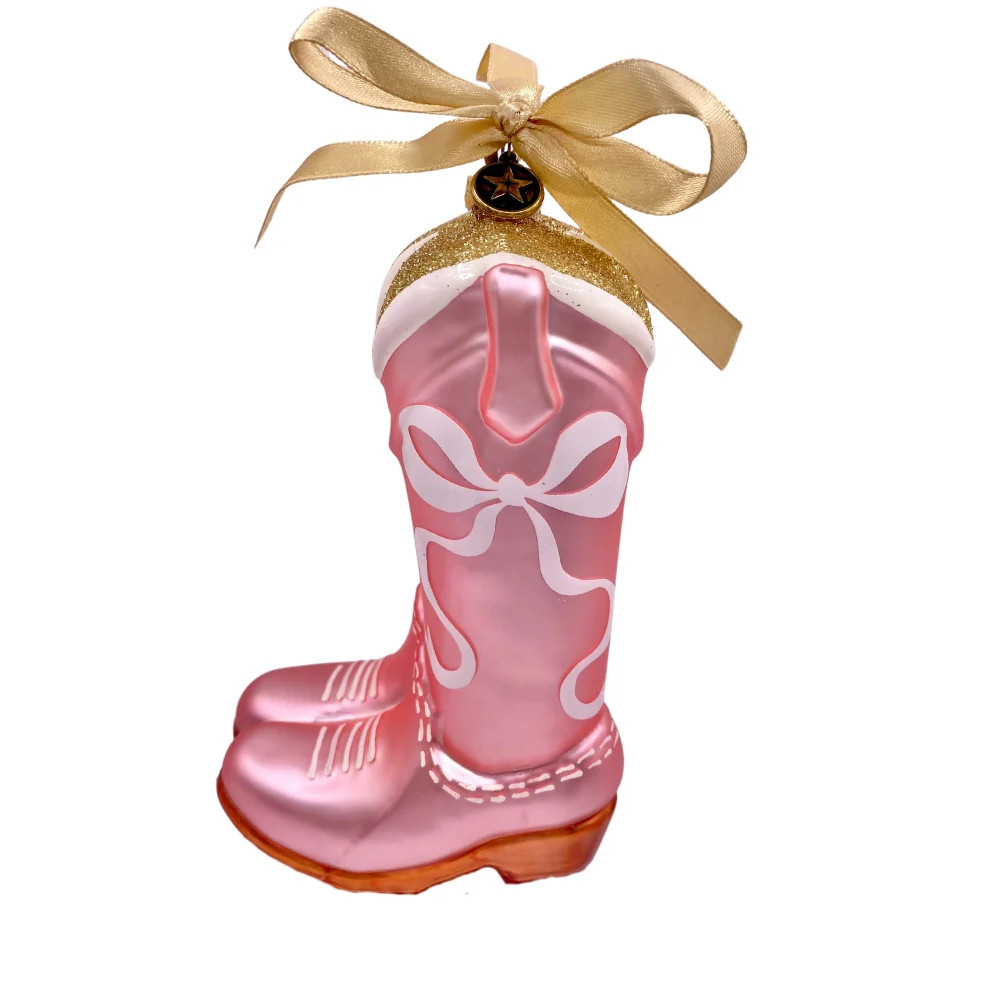Texan Christmas x Petite Paloma Claire Bow Boot Special Edition Orname | Petite Paloma
