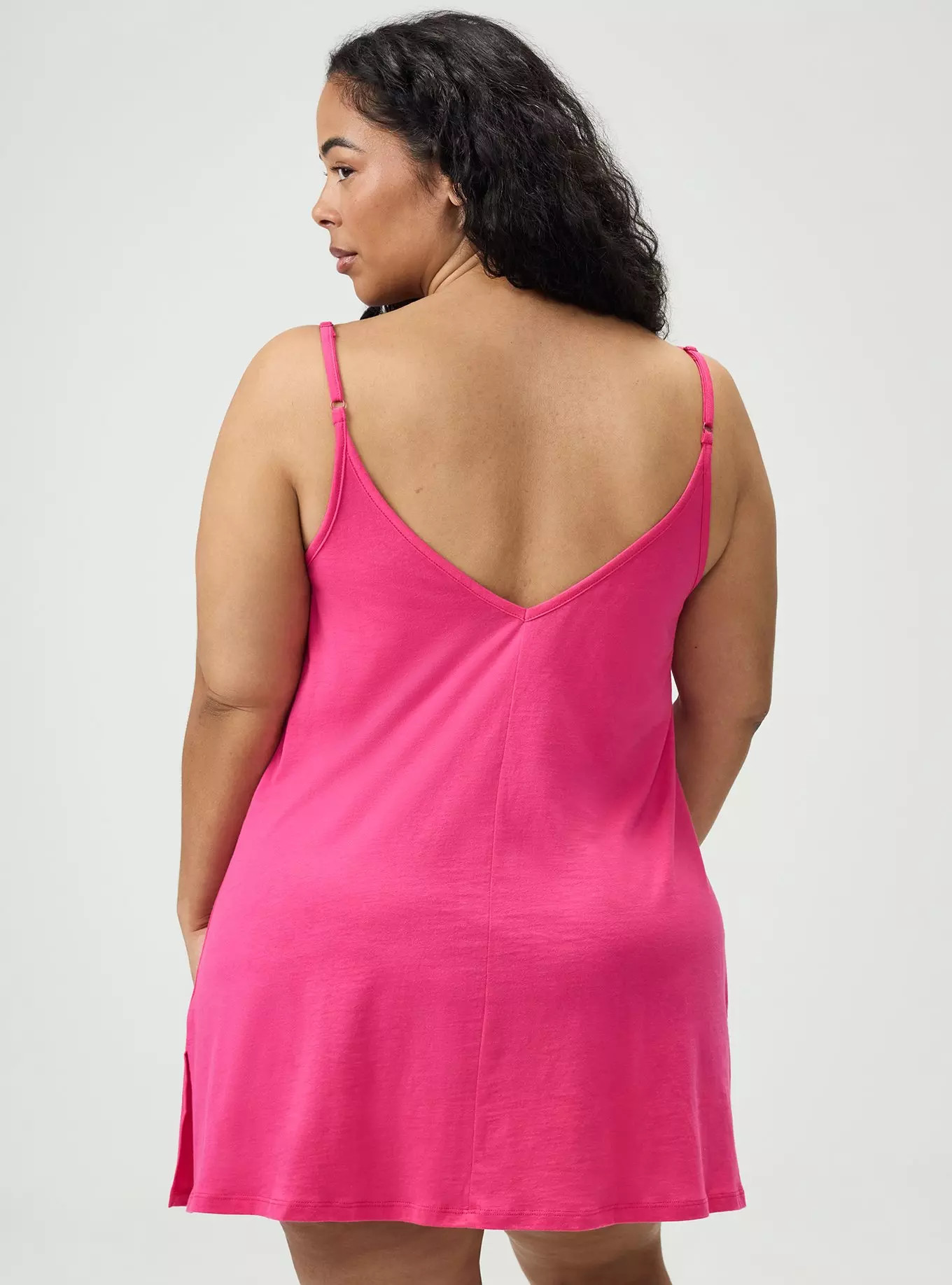 Lightweight Cotton Jersey V-Back Sleep Gown | Torrid (US & Canada)