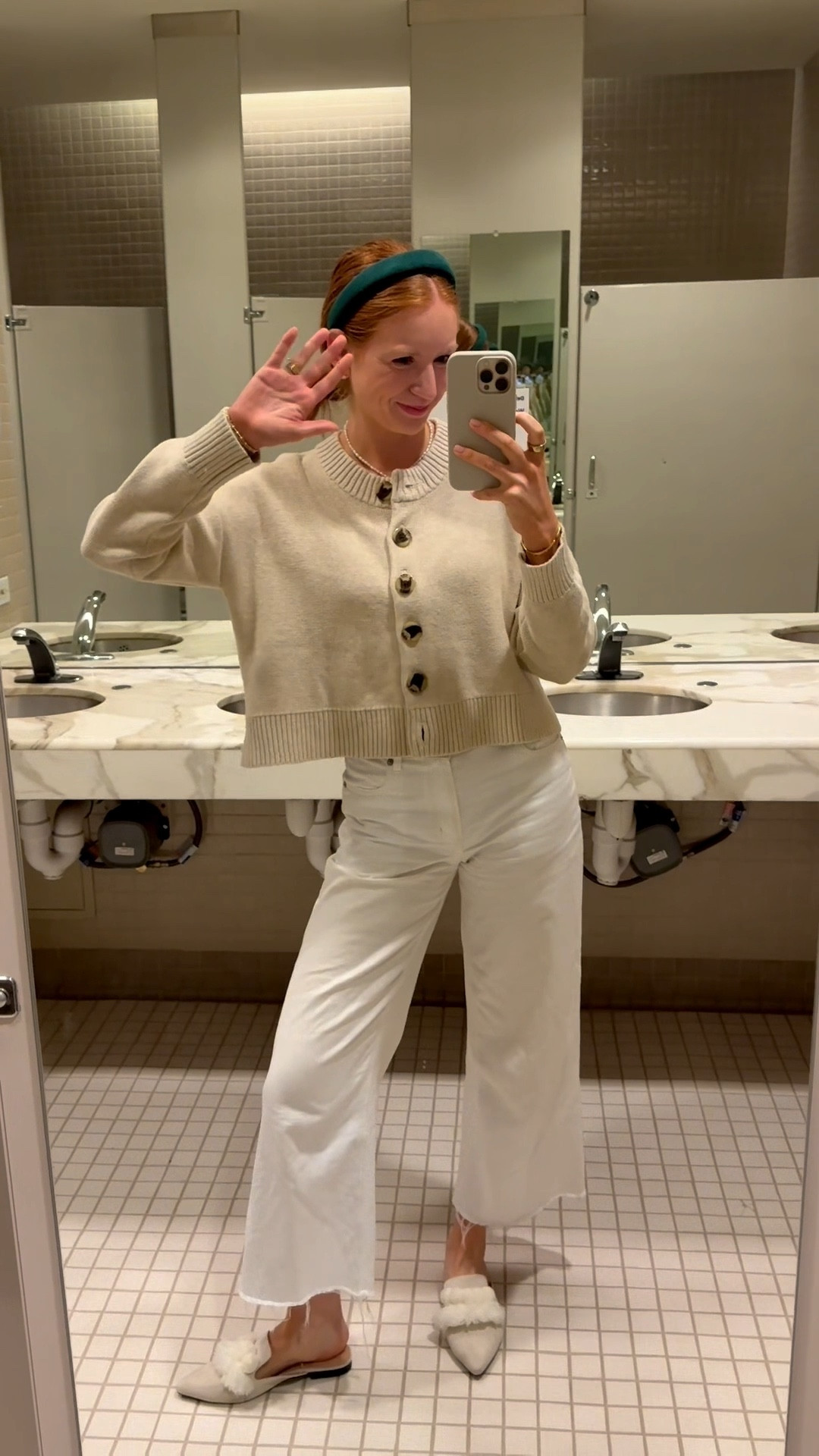 outfit of the day for my in office day! my new sweater is from quince & im obsessed with it! wearing a size small! 

#LTKFindsUnder50 #LTKWorkwear #LTKSeasonal