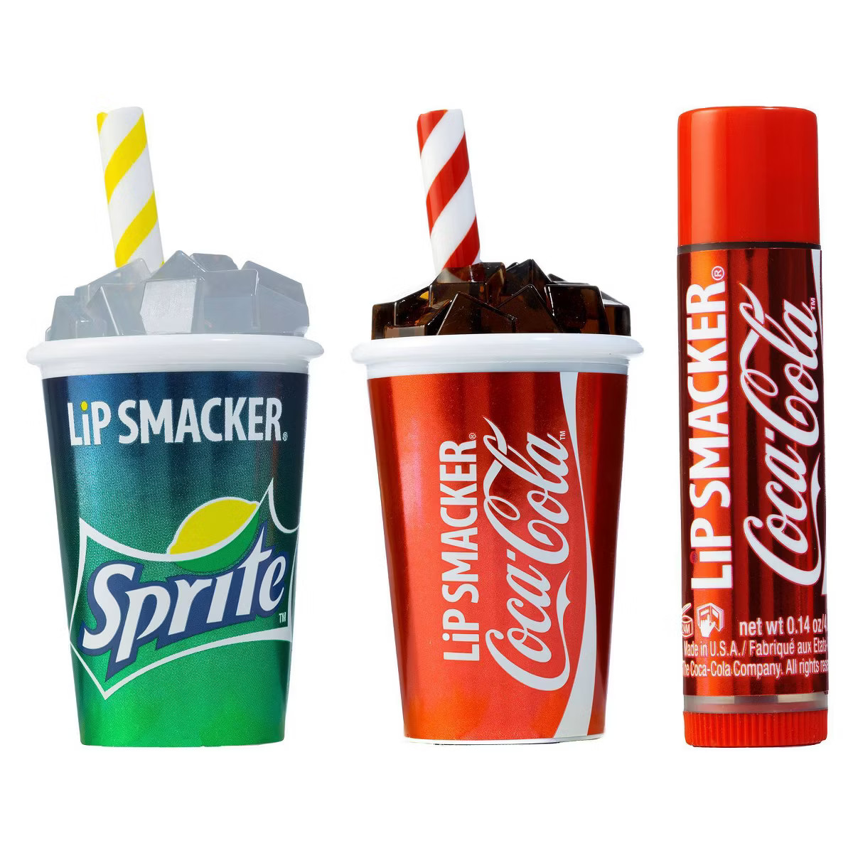Lip Smacker Beverage Cup Lip Balm – Sprite/Coke – 3pk | Target