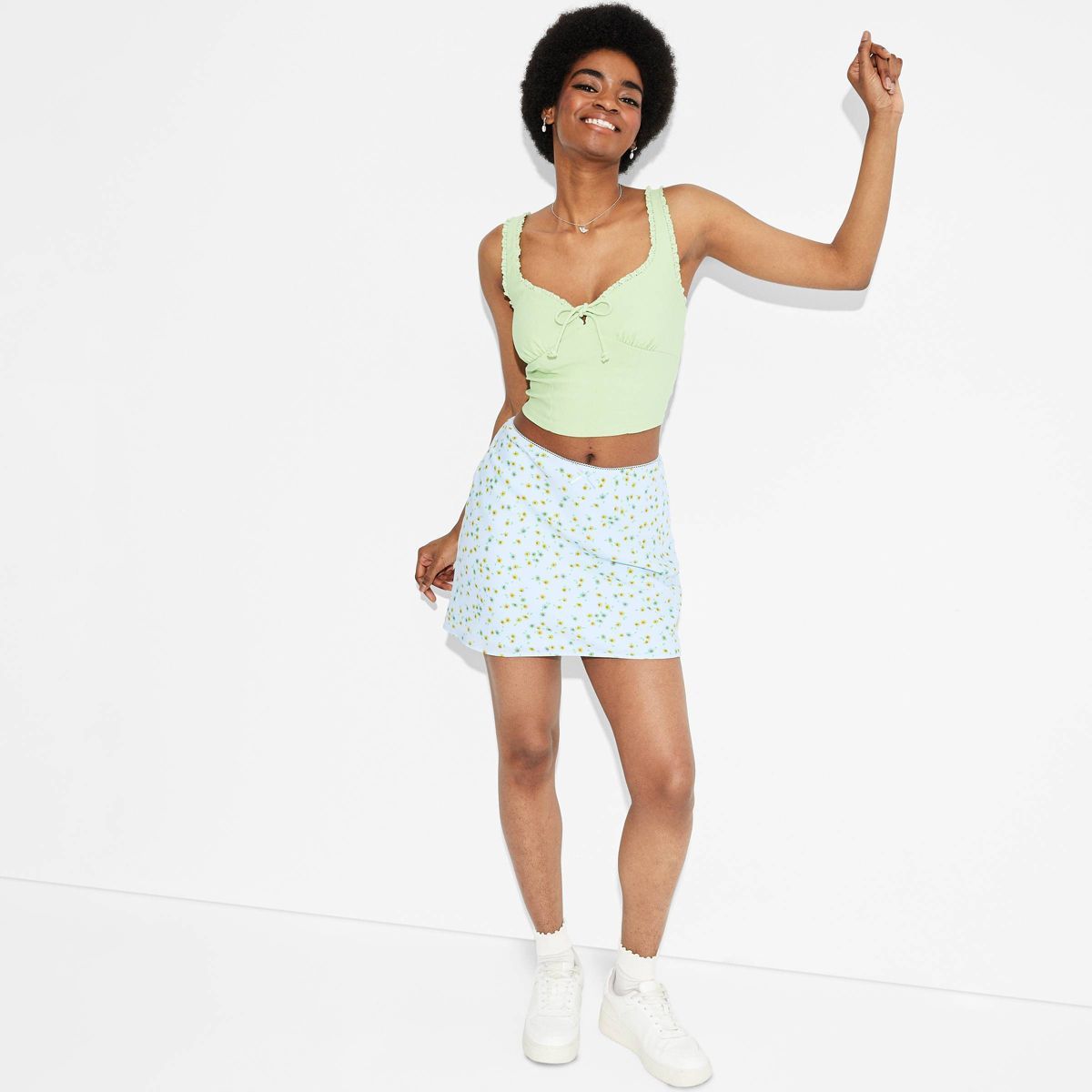Women's Chiffon A-Line Mini Skirt - Wild Fable™ | Target