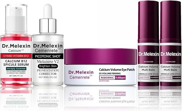 Calcium Multi Balm Stick Set with Pink Spicule Serum, Gentle Firming & Moisture Routine, Pore Spo... | Amazon (US)