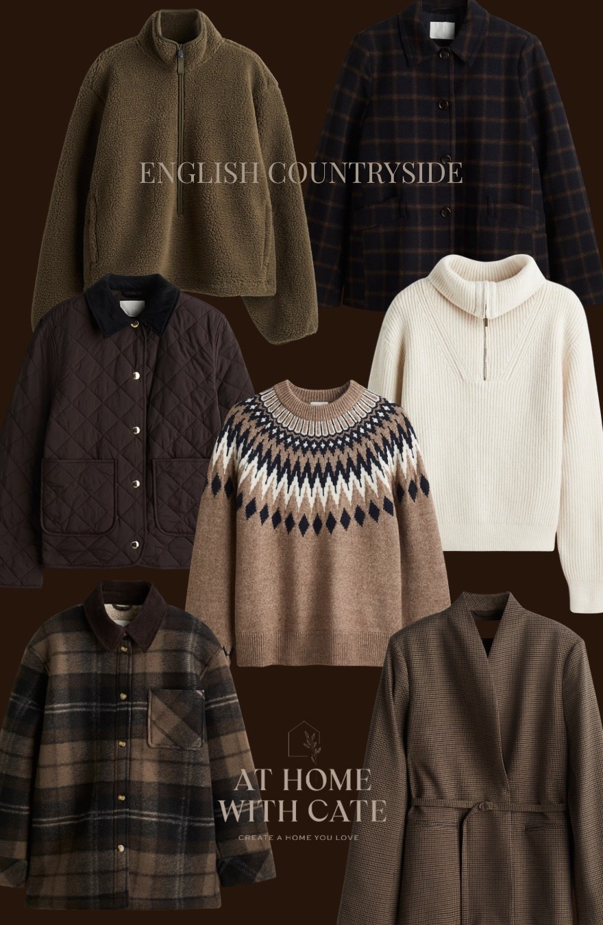 English countryside inspired tops I am loving right now! 🤎🍂