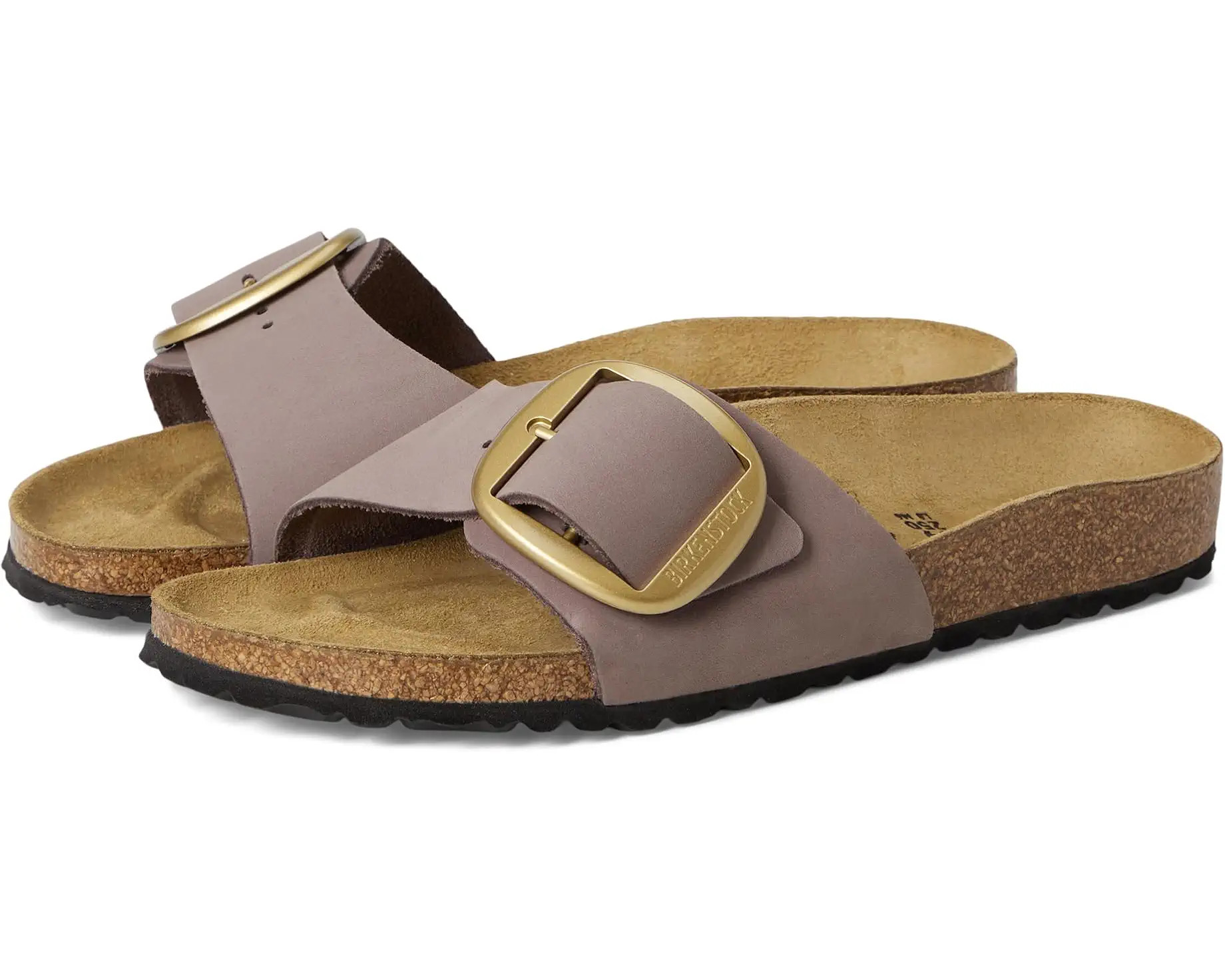 Women's Birkenstock Madrid Big Buckle - Nubuck Leather | Zappos.com