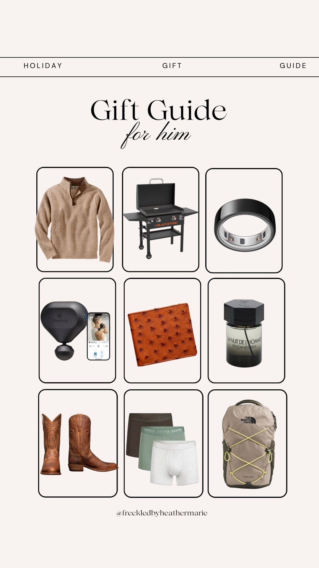 Holiday gift guide for him 

#LTKGiftGuide #LTKHoliday