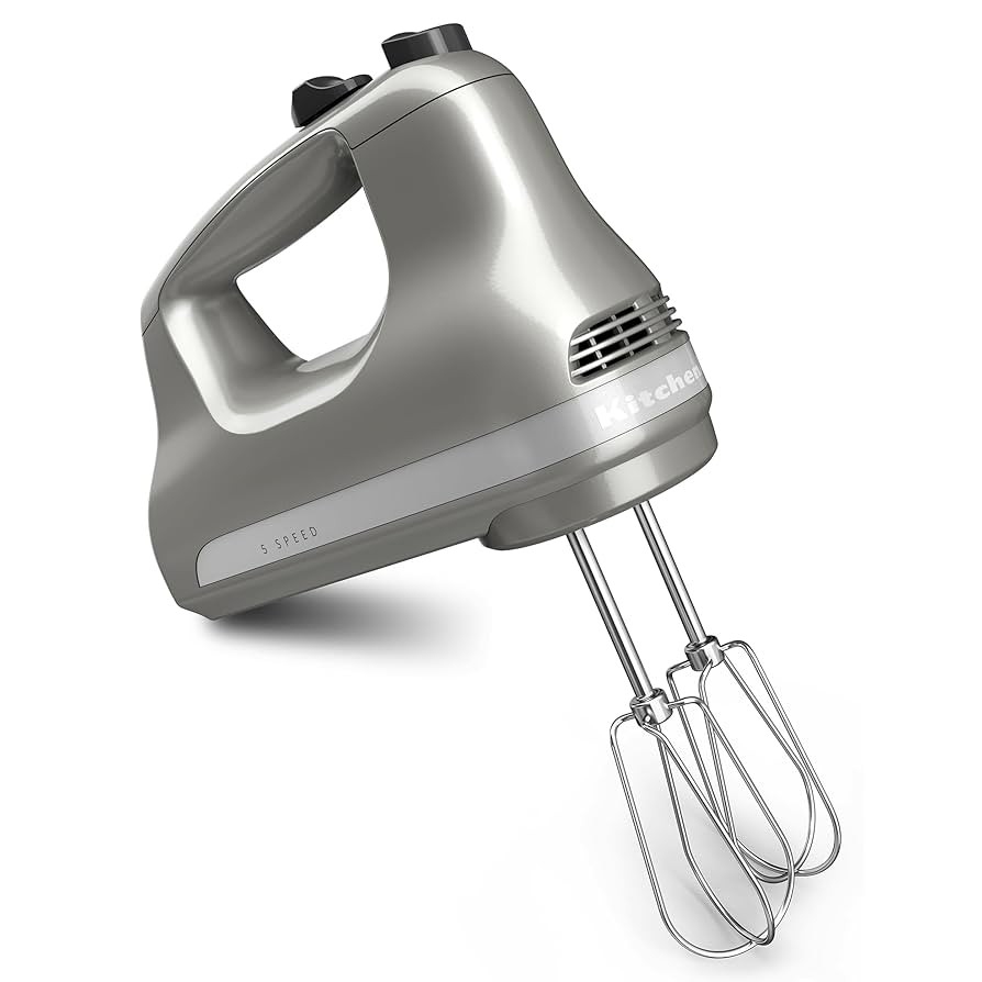 KitchenAid 5-Speed Ultra Power Hand Mixer - KHM512, Contour Silver | Amazon (US)