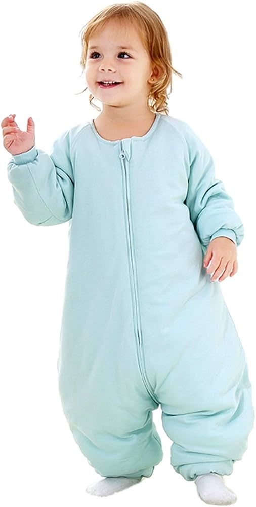 RESTCLOUD Baby Sleep Bag with Feet Winter, Wearable Blanket with Legs, Sack for Toddler Thicken 2... | Amazon (US)