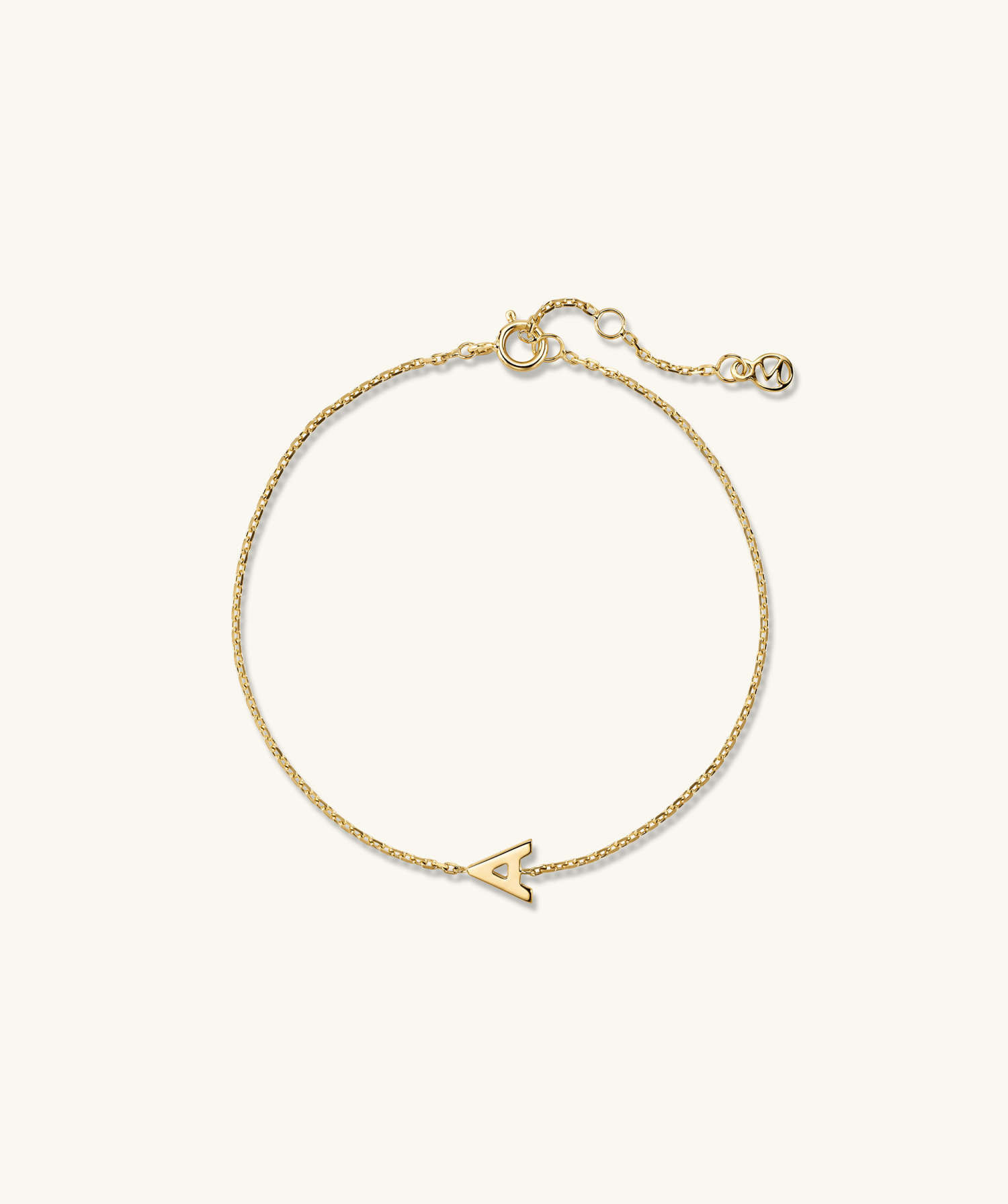 Letter Bracelet | Mejuri Fine Crew