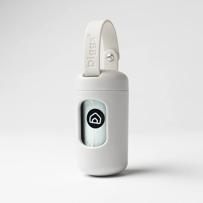 Diggs Dog Poop Bag Dispenser/Holder for Leash - Metal Snap Leash Clip - Case for Poop Bags -Doggi... | Amazon (US)