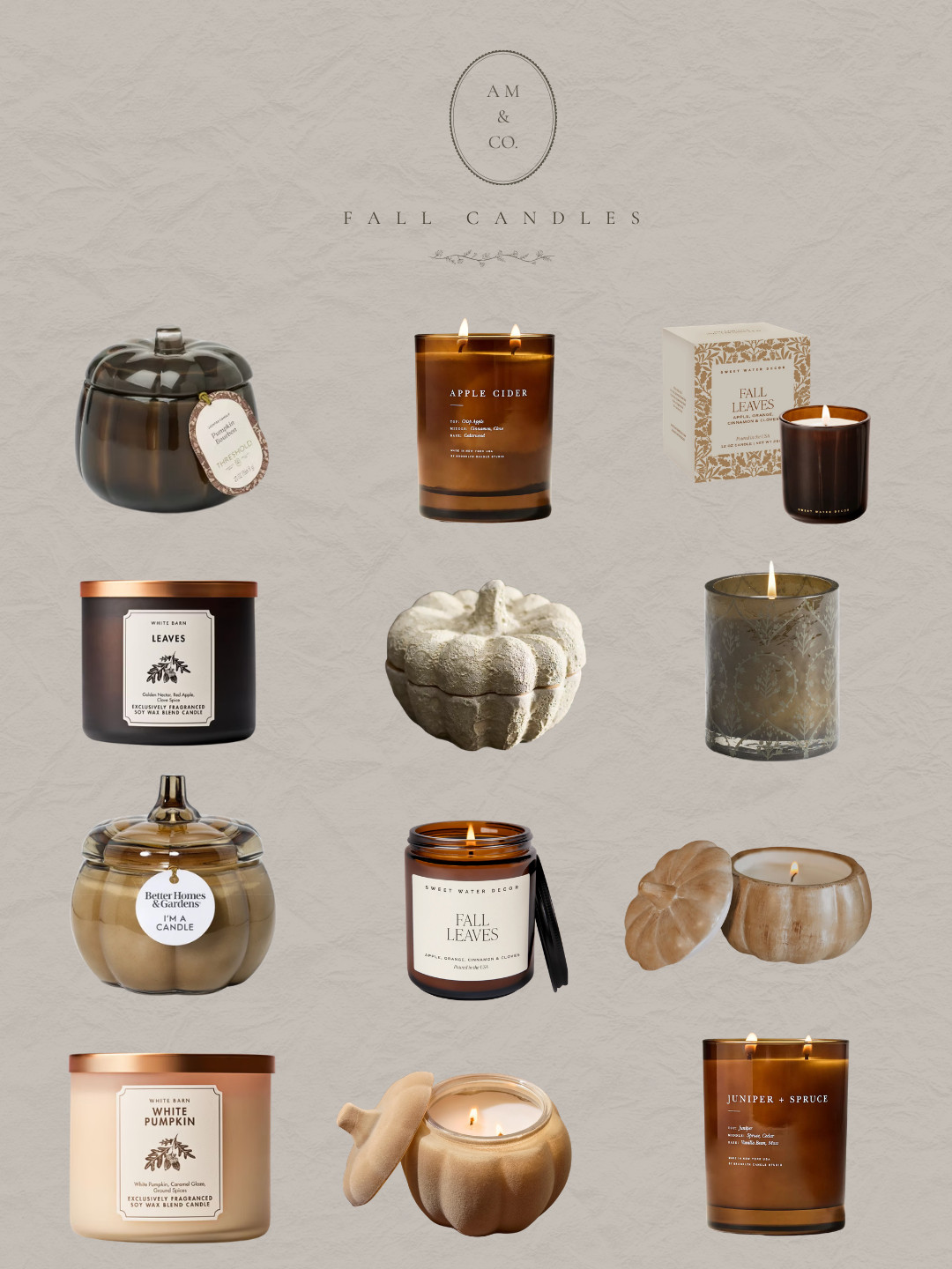 Nothing makes a home feel like fall quite like a cozy candle burning. 🍂 Warm scents, soft light, and all the cozy fall feels.

#FallCandles #CozyHome #FallDecor #FallHome #CozySeason

#LTKSeasonal #LTKHome