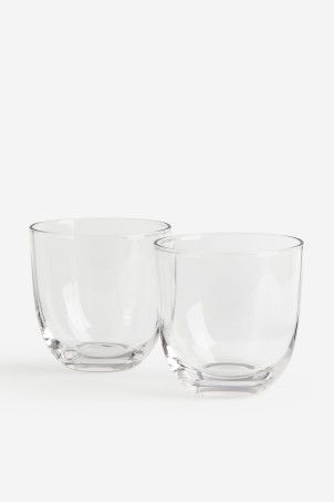 2-pack Beverage Glasses | H&M (US + CA)
