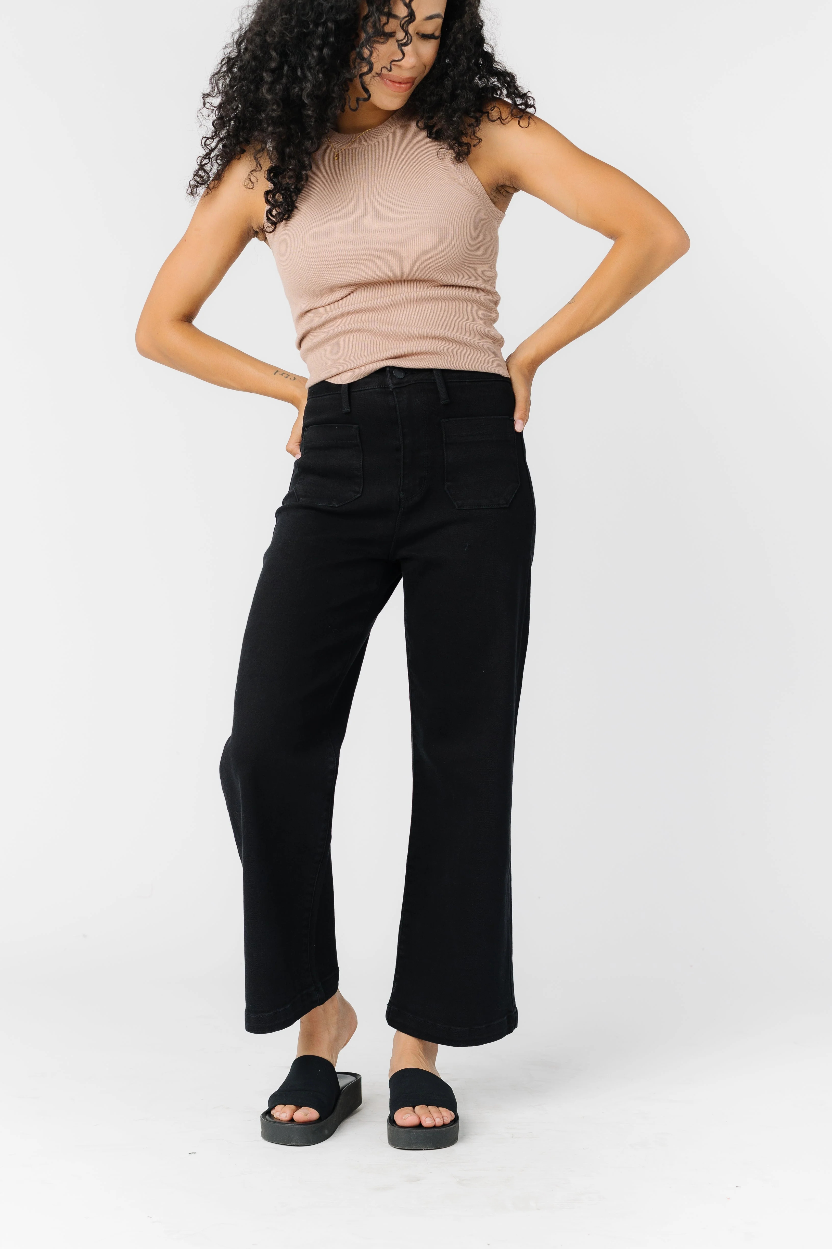 The Date Time Pocket Wide Leg Denim | Called To Surf