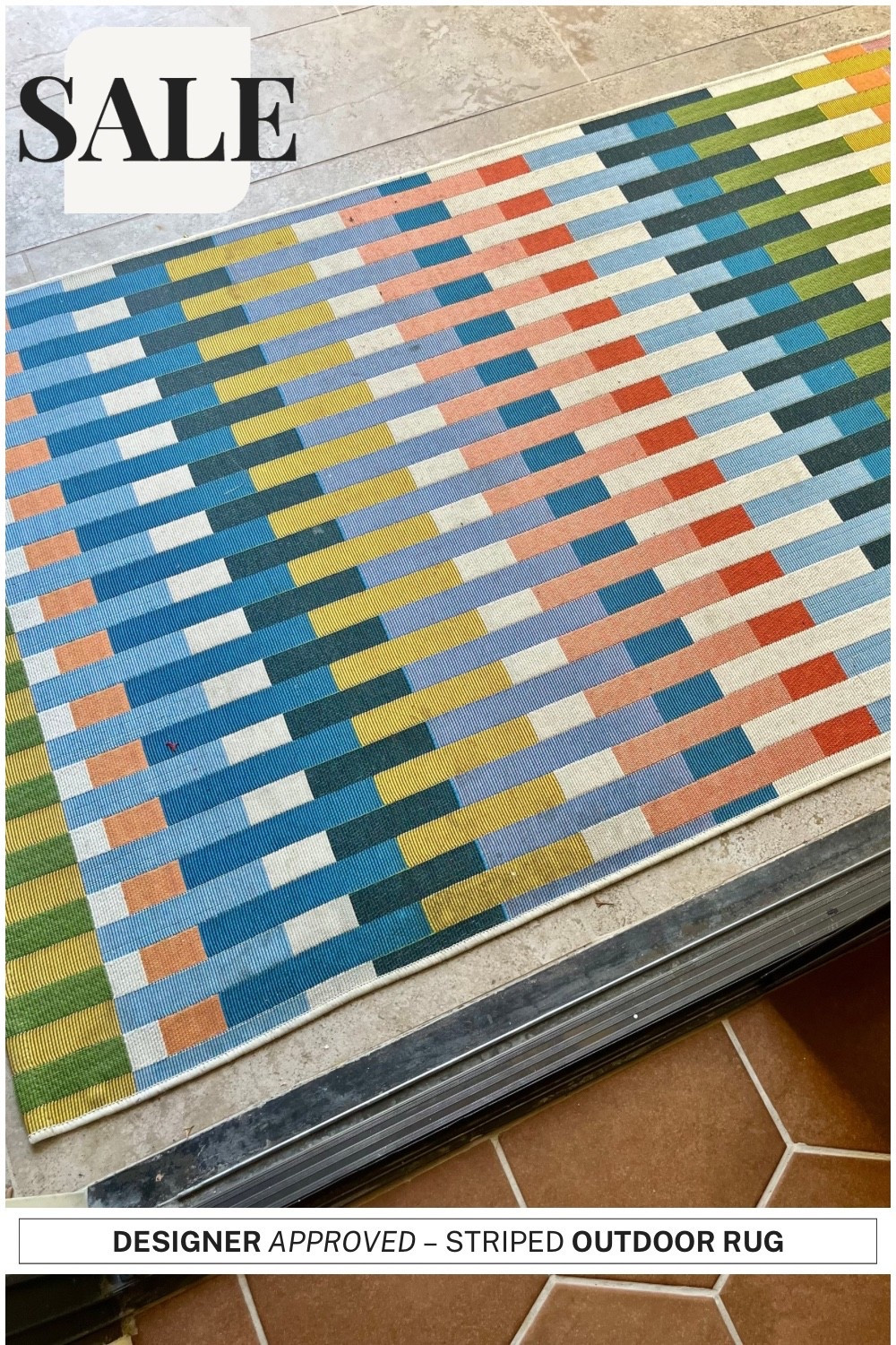 📢 On sale now! The striped and colorful outdoor rug we sourced for our Palm Springs clients. If you’re a bold, maximalist, you’ll love this rug! @Wayfair

#LTKSaleAlert #LTKHome #LTKSeasonal
