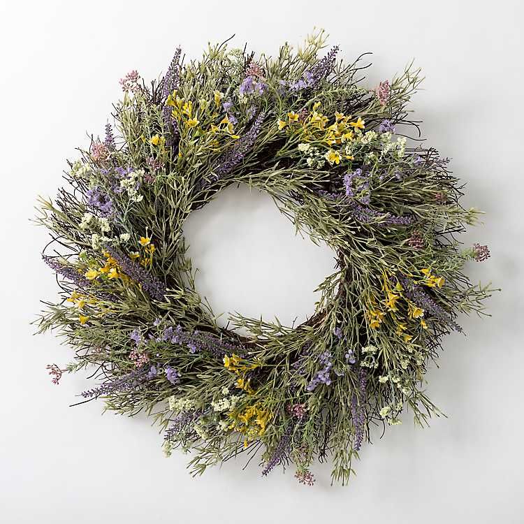 Lavender and Wildflower Wreath | Kirkland's Home